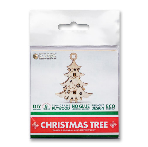 Fidget Christmas Tree (Eco Wood Art Fidgets)