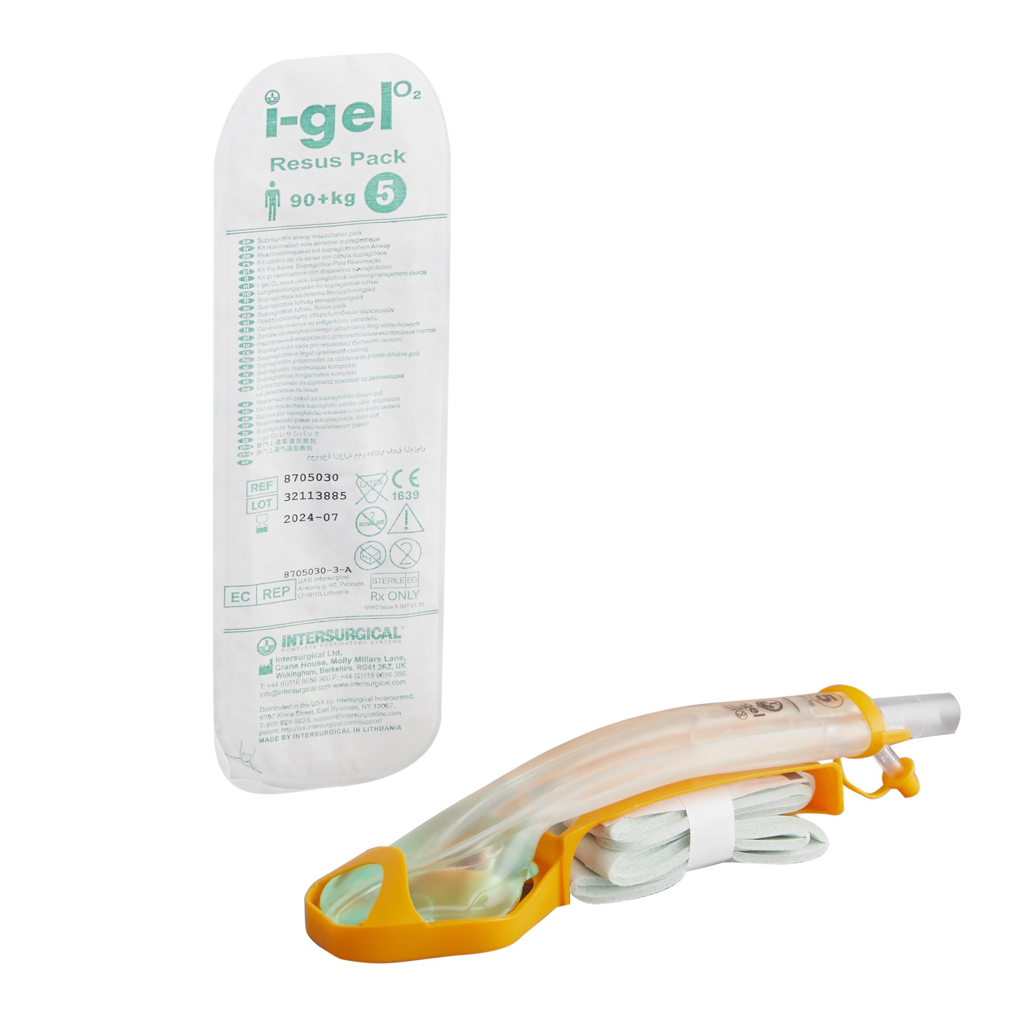 i-gel Supraglottic Airway, Size 5, Orange MK 961011