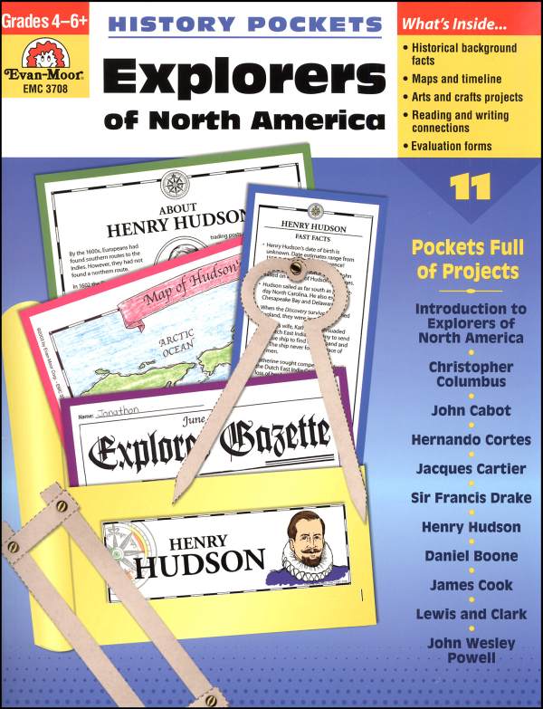 Explorers of North America, Grades 4-6