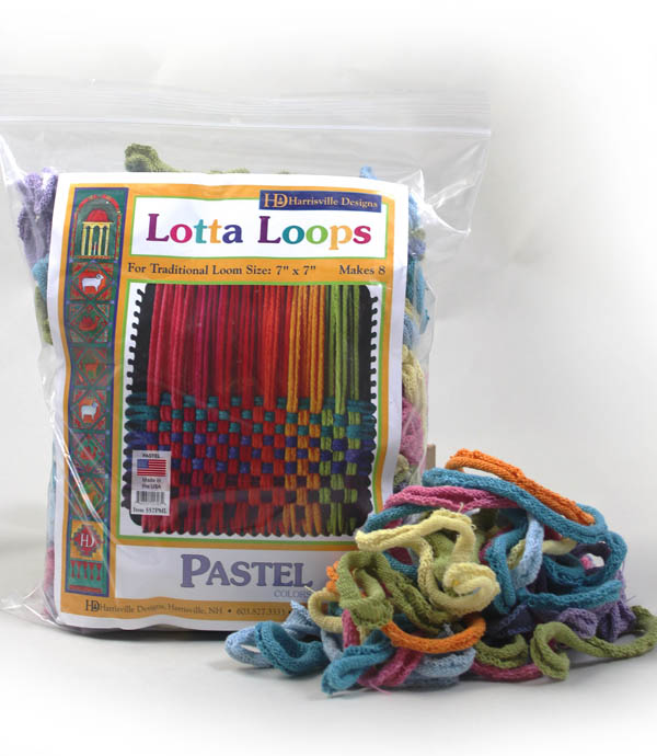 Potholder Loom Deluxe Kit, Metal Peg Loom, 7 Potholder Loom for Beginners  and Children Friendly Loom™ by Harrisville Designs, Inc 