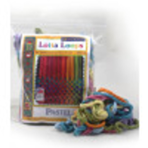 Lotta Loops Multi Colored Cotton Traditional Size - Pastels