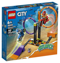 スピッツ LEGO 60338 City Stuntz Smashing Chimpanzee Stunt Loop Set