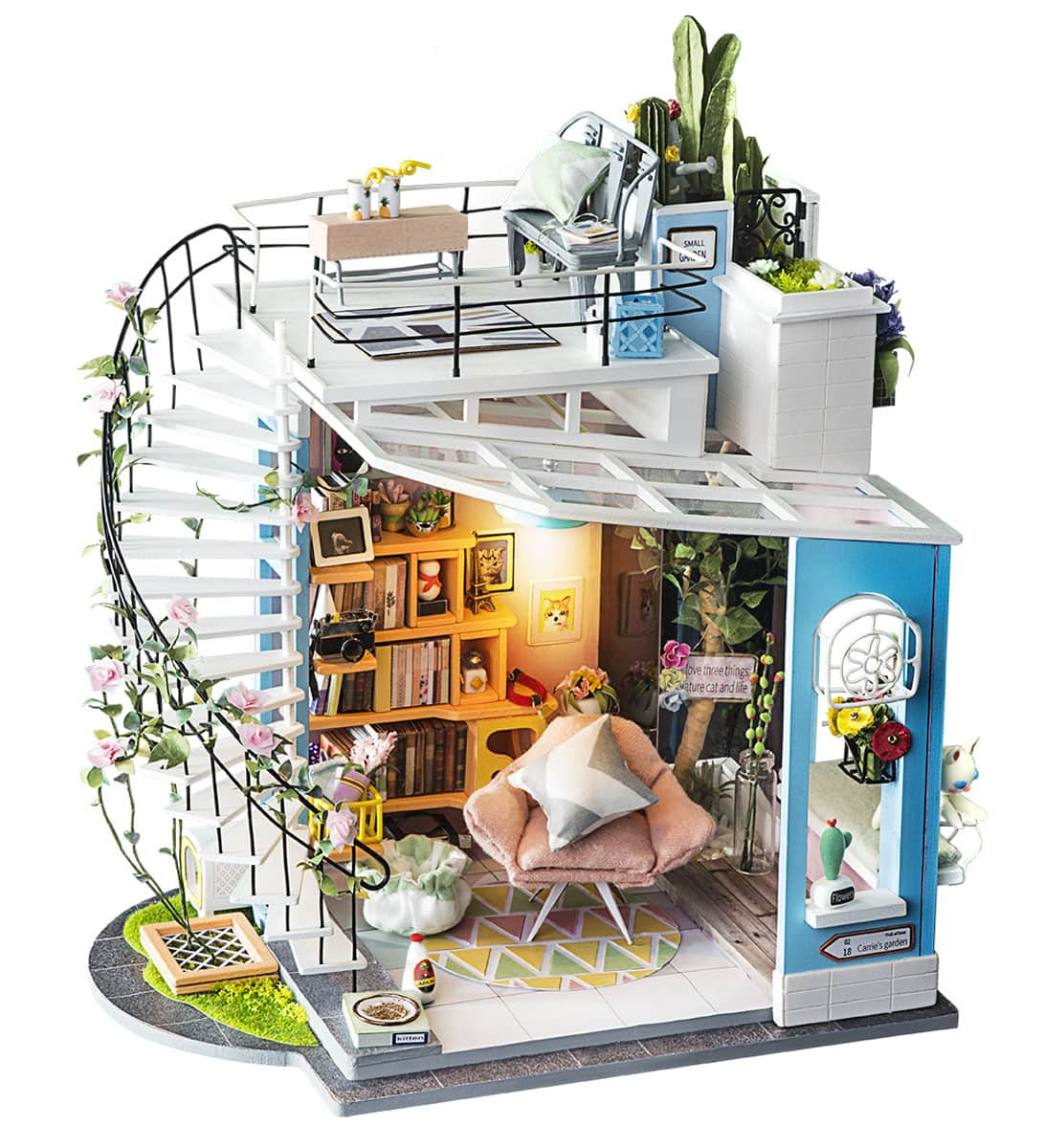 Dora's Loft DIY Miniature House | Rolife