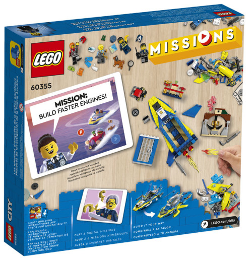 城趾 LEGO City 2022 Water Police Detective Missions 60355