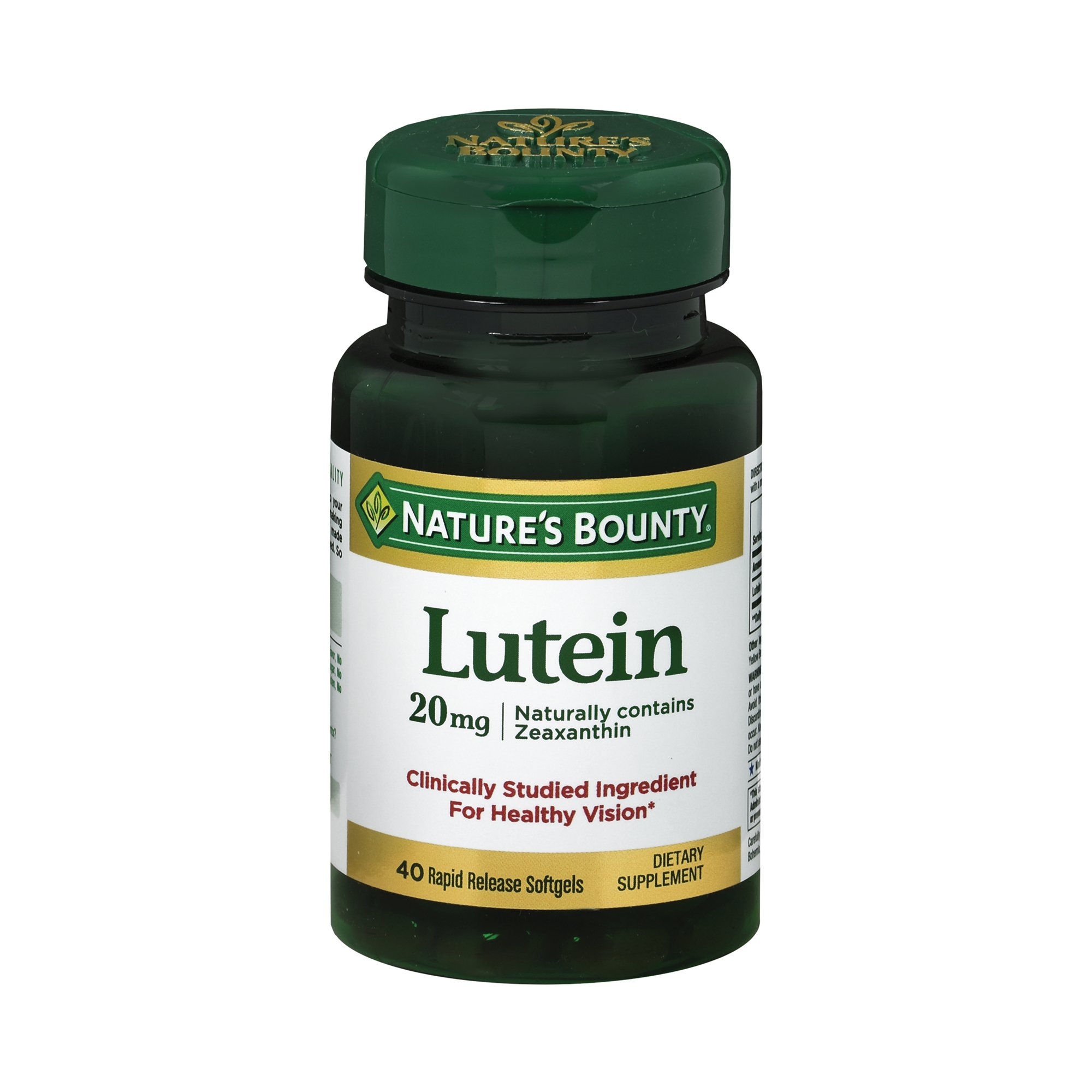 Nature's Bounty Lutein Eye Vitamin Supplement MK 1038538