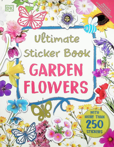 Ultimate Sticker Book Garden Flowers