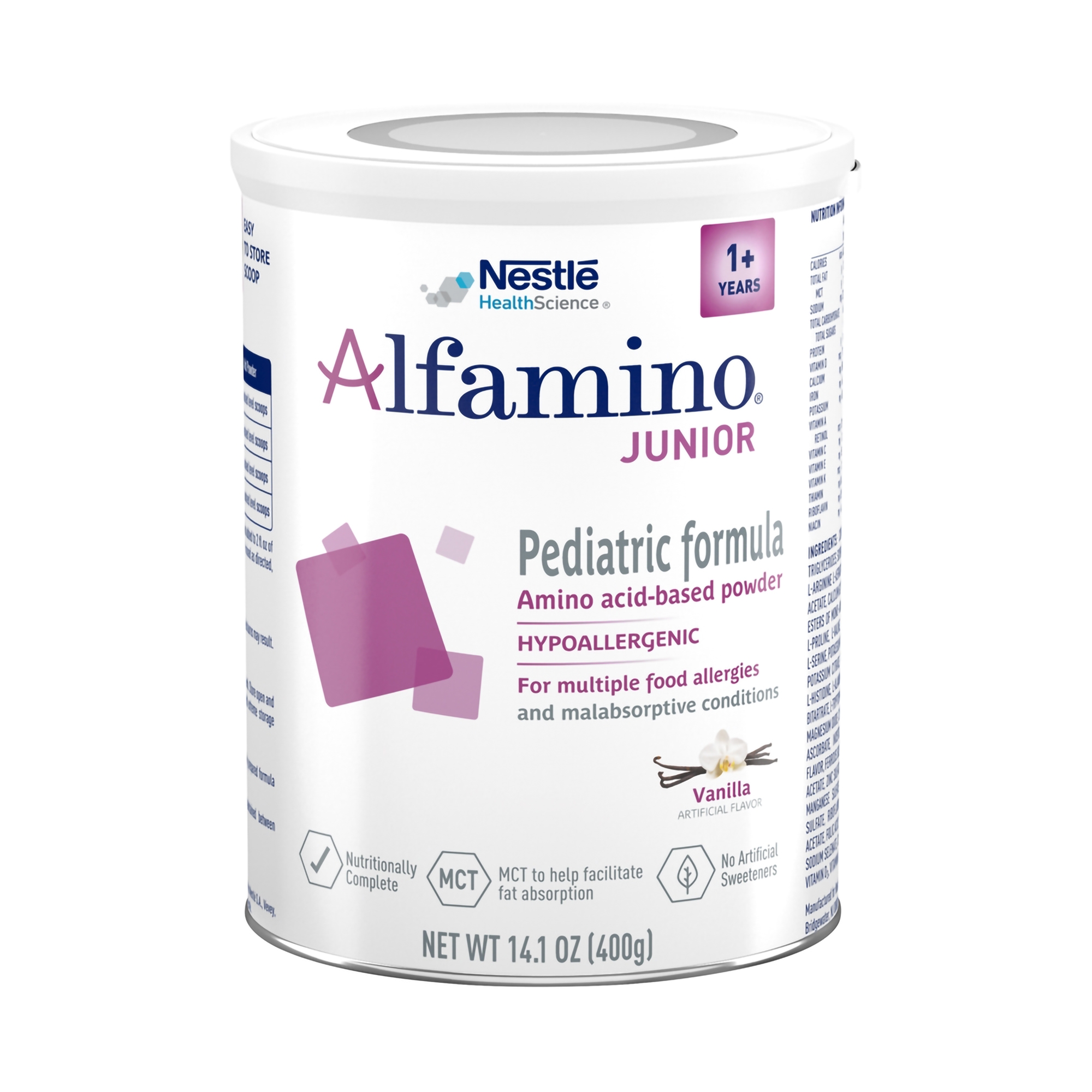 Alfamino Junior Amino AcidBased Pediatric Formula, Vanilla, 14.1-ounce can MK 1192649