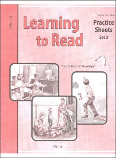 Learning to Read Practice Sheets (106-110) 2nd Edition