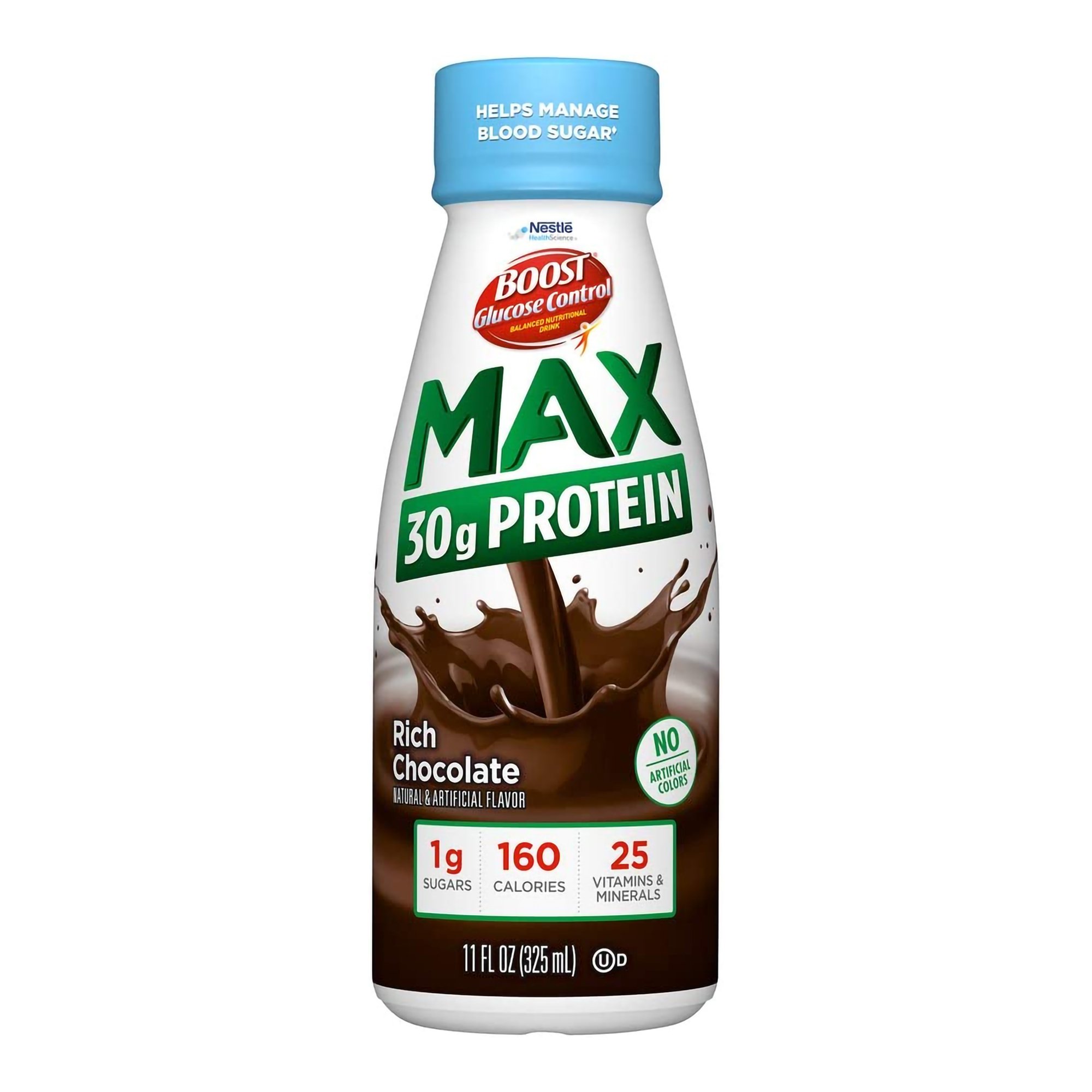 Boost Glucose Control Max Chocolate Balanced Nutritional Drink, 11-ounce Bottle MK 1192591