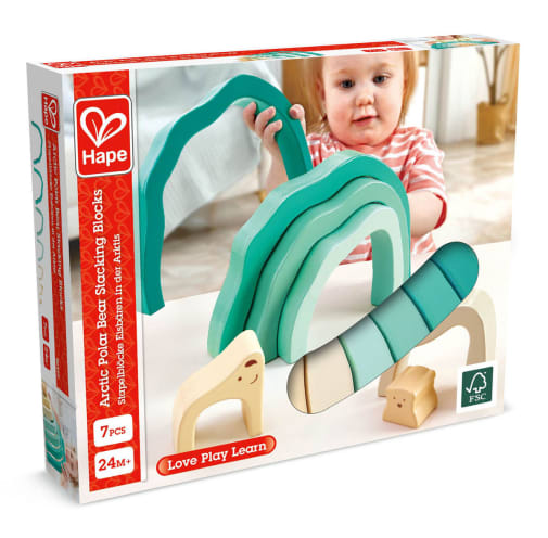 Arctic Polar Bear Stacking Blocks