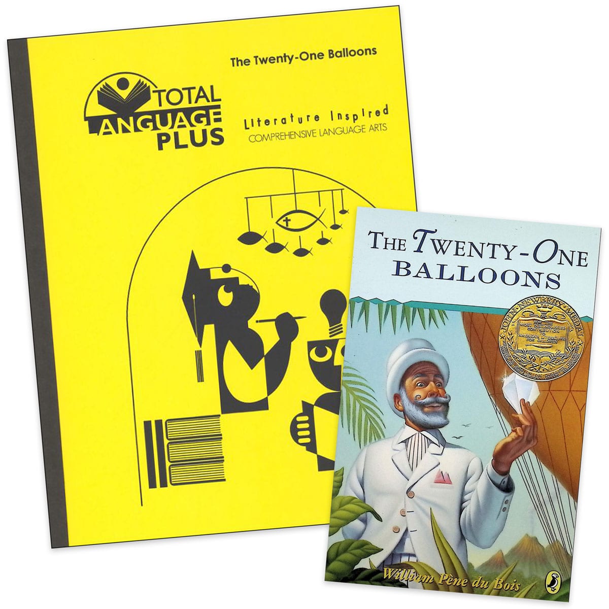 The Twenty-One Balloons: Total Language Plus Study Guide and Book