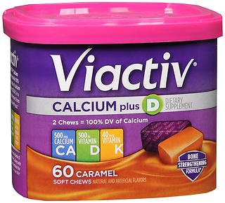 VIACTIV Calcium+ Bone Strengthening Soft Chews Rich Caramel MK 861722