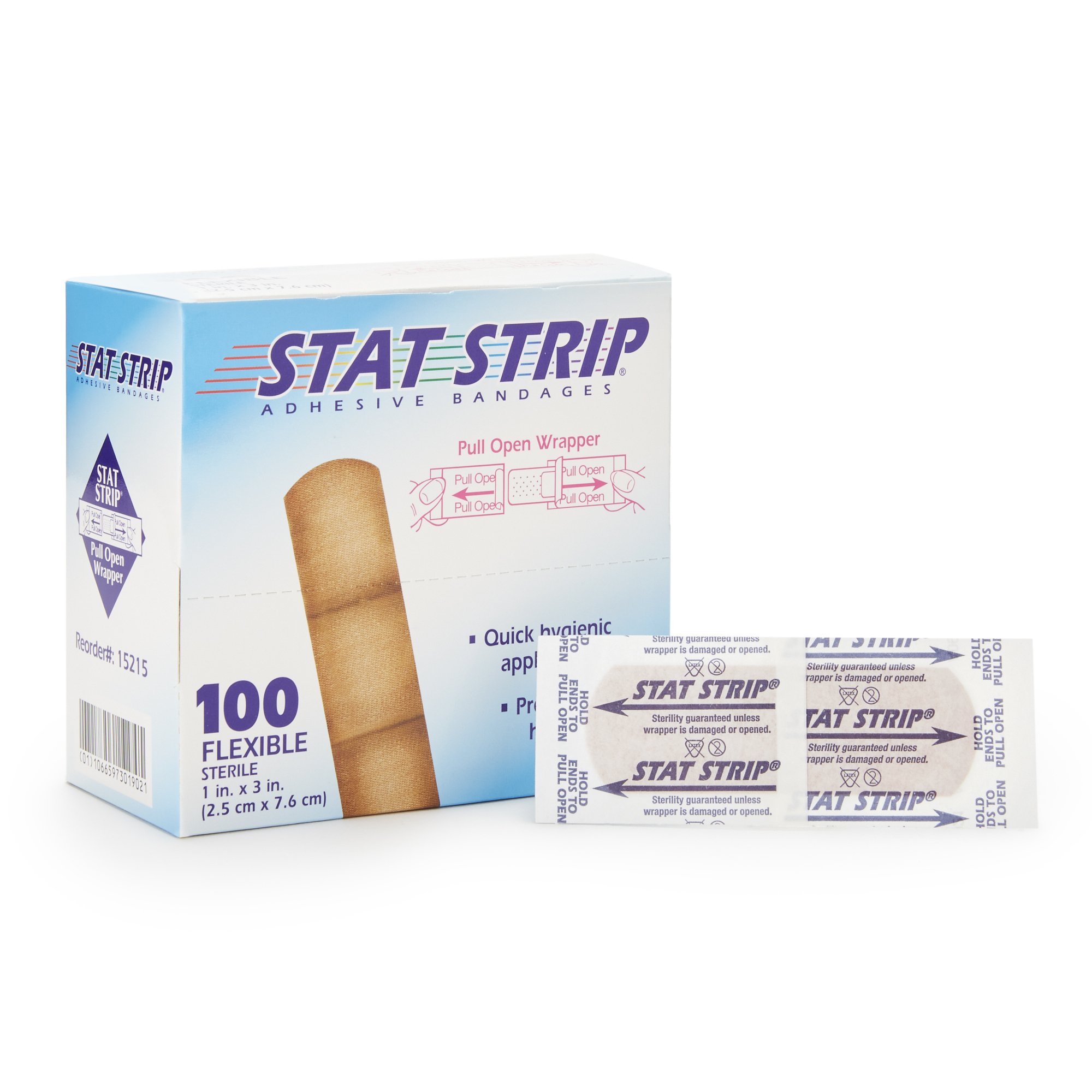 Stat Strip Adhesive Strip, 1 x 3 Inch MK 197058