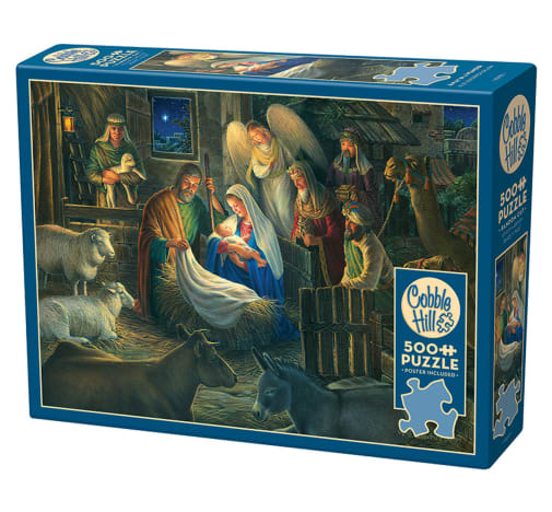 Cobble Hill Away in a Manger Jigsaw Puzzle (500 piece)
