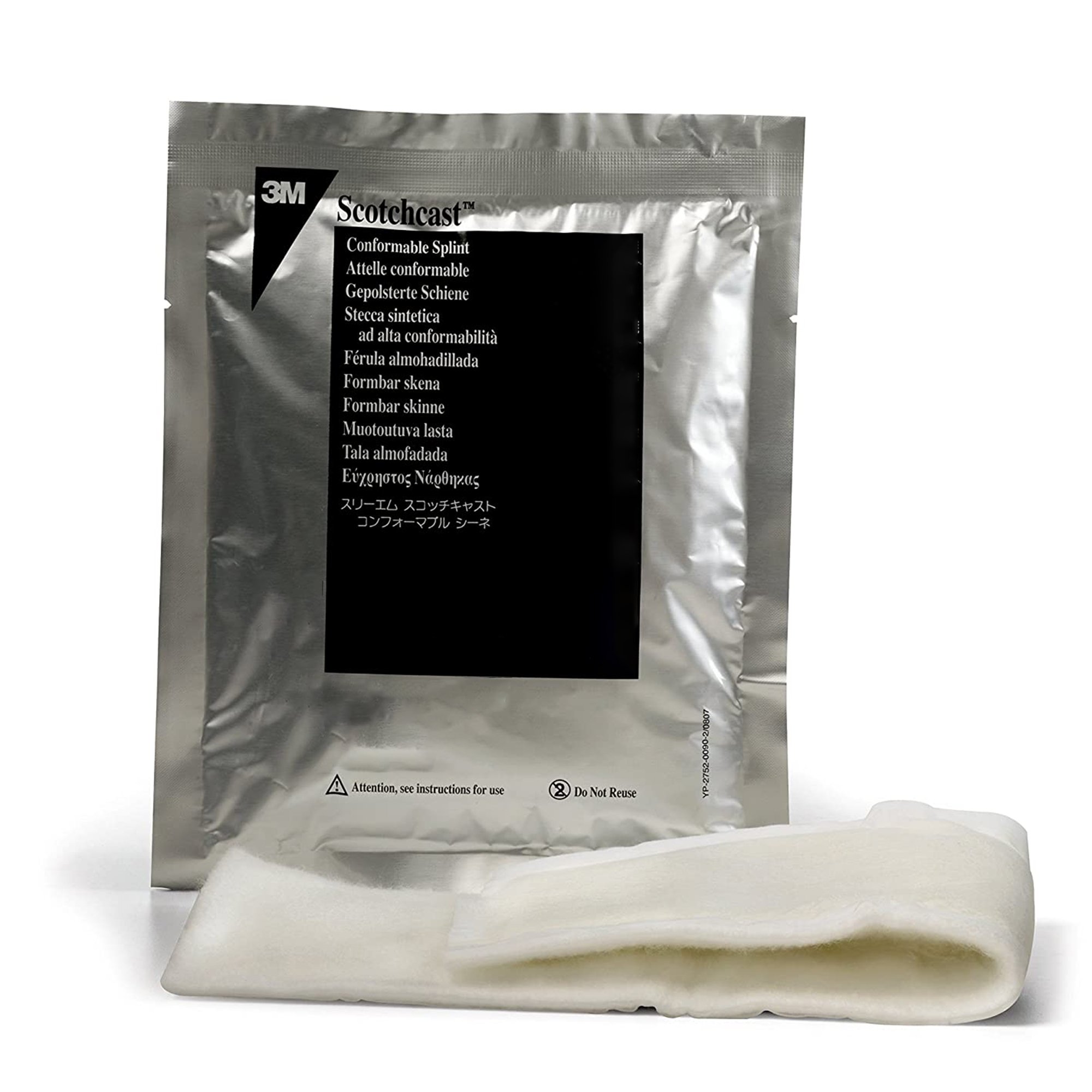 3M Scotchcast Quick Step Double Sided Felt Padded Precut Splint, 2 x 10 Inch MK 1193017