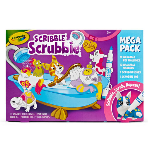 Crayola Scribble Scrubbie Pets Dog & Cat