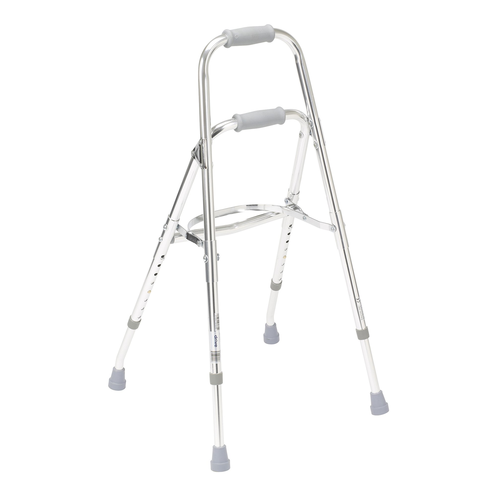 drive Hemi Aluminum Side Step Folding Walker, 29  37 Inch Height MK 740164