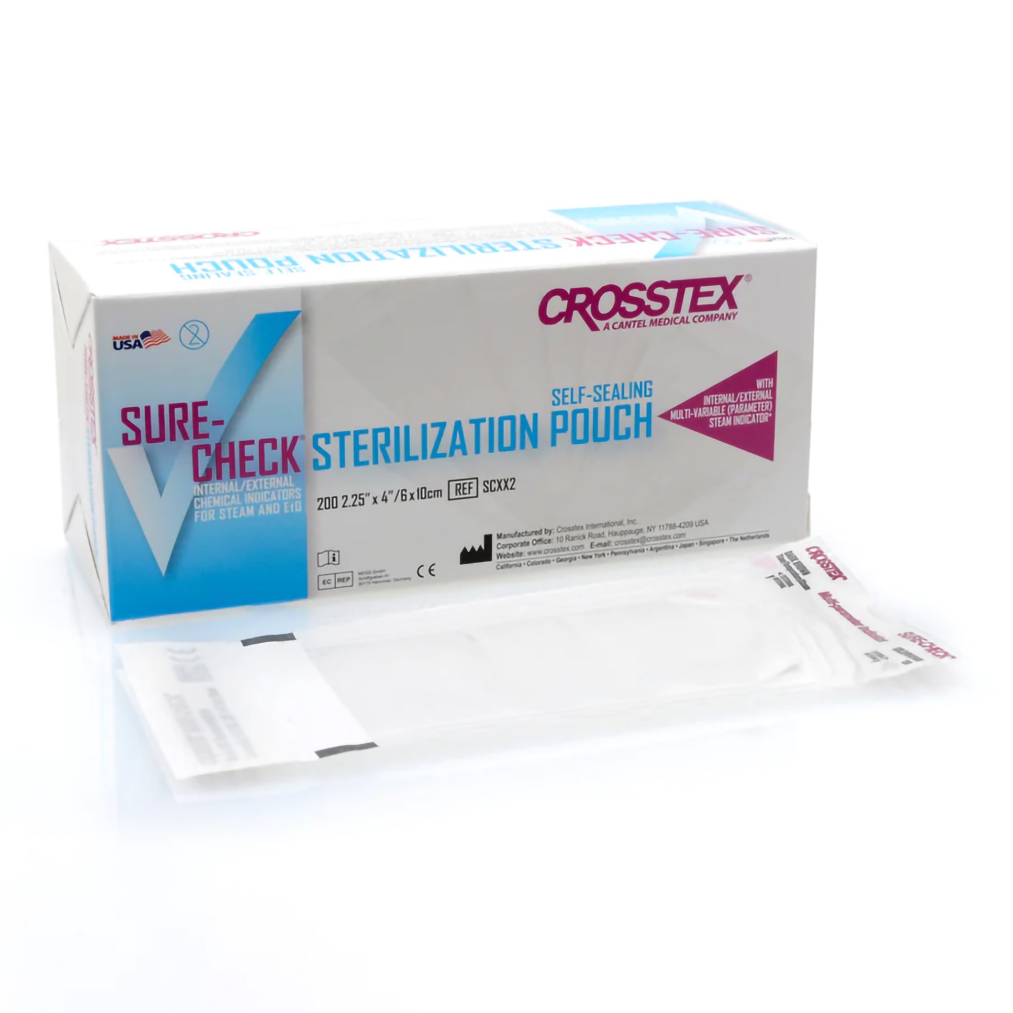 Sure-Check Sterilization Pouch, 2 x 4 Inch MK 783388