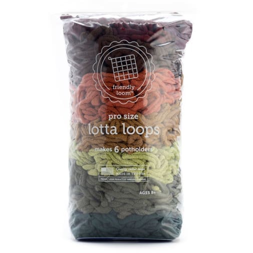 Lotta Loops by Friendly Loom - Earthtones (PRO Size)