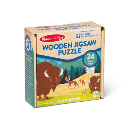 Melissa & Doug Yellowstone Wooden Jigsaw Puzzle (24 Pc.)
