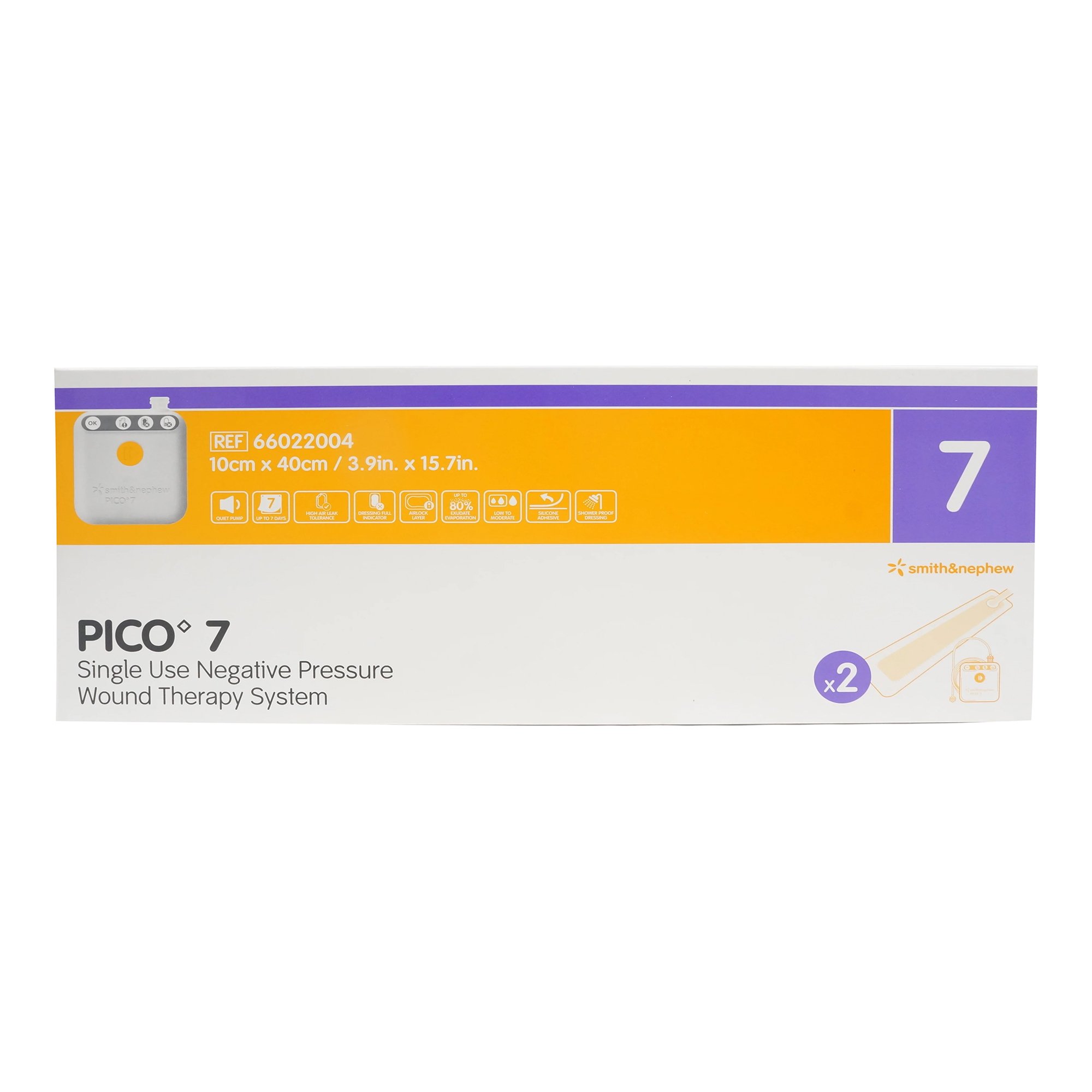 PICO 7 Negative Pressure Wound Therapy Two Dressing Kit MK 1118522