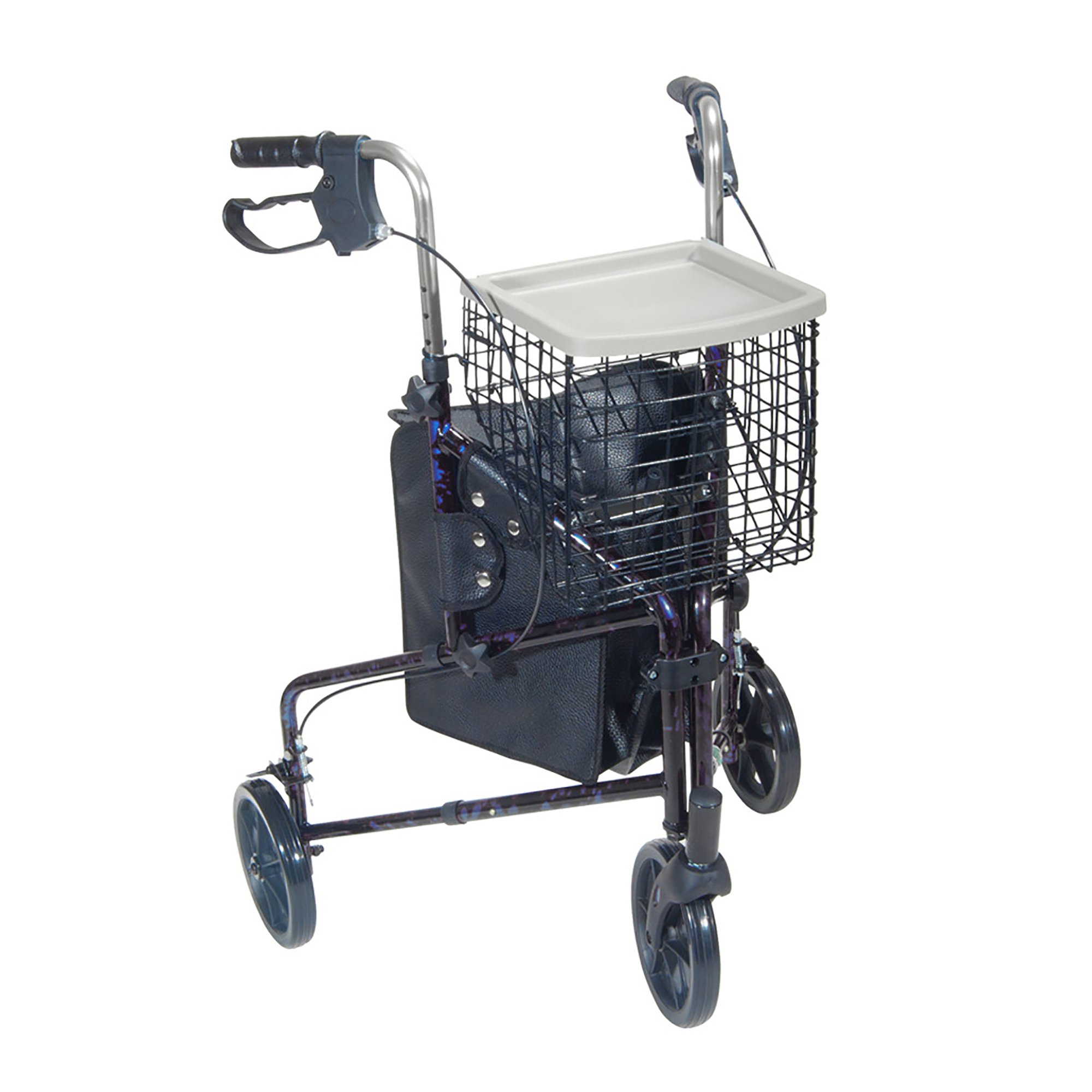 drive Deluxe 3 Wheel Rollator, Blue MK 811729