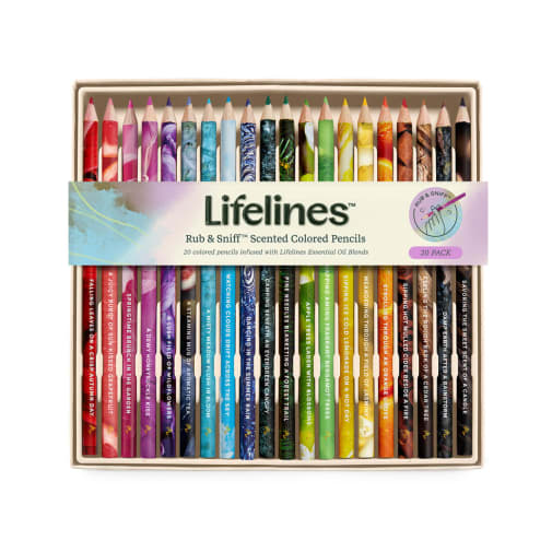 Rub & Sniff Scented Colored Pencils (20-Pack) Classic