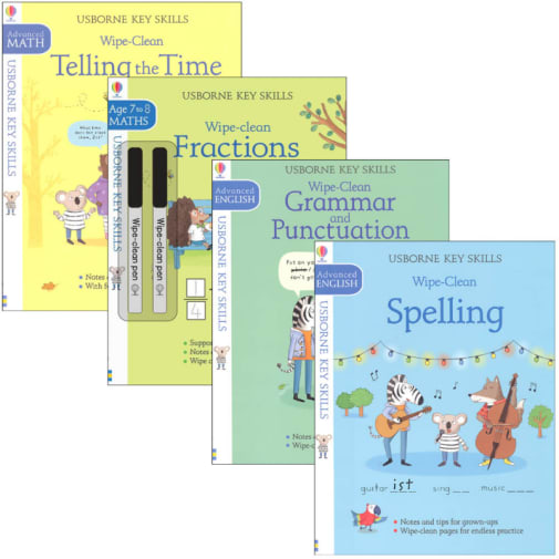 Key Skills Wipe-Clean Advanced Pack (Usborne Key Skills)