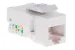 Cat6 Tool Less RJ45 Keystone Jack, White