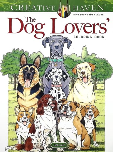 Dog Lovers' Coloring Book (Creative Haven)