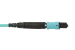 MTP® Cable 12-Strand Corning ClearCurve®, OM3, Type B, Female Key Up to Female Key Up, OFNP, UPC, 2 Meters