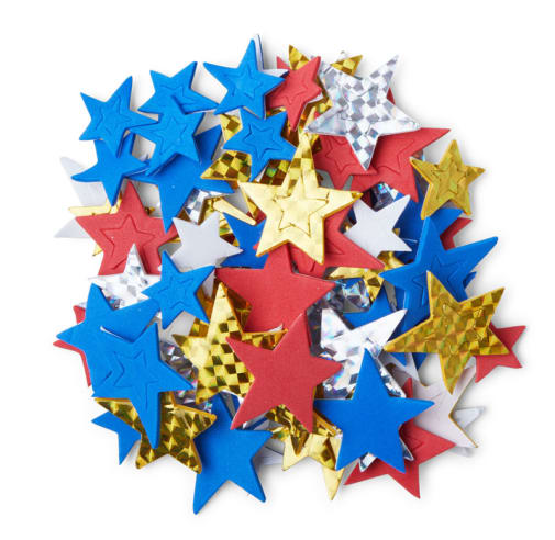 Foam Stickers - Stars - 144 Pieces