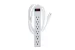 Surge Protector Power Strip With (6) 15A Outlets and 6ft Cord, White