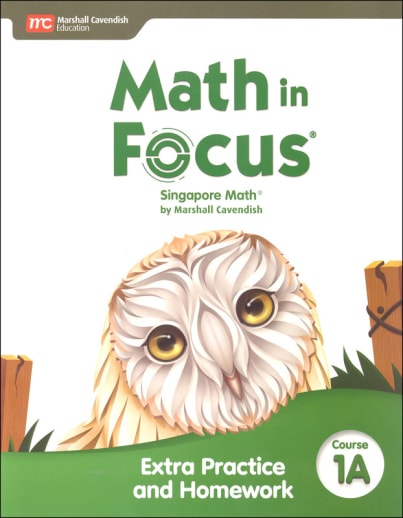 Math in Focus 2020 Extra Practice and Homework Course 1A