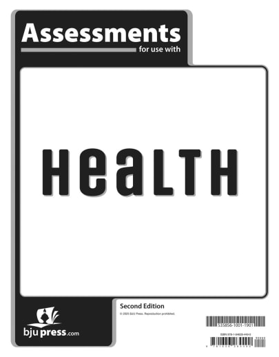 BJU Press Health Assessments 2nd Edition