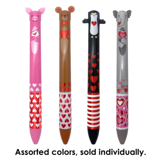 Valentine 2 Color Click Pen (assorted style)
