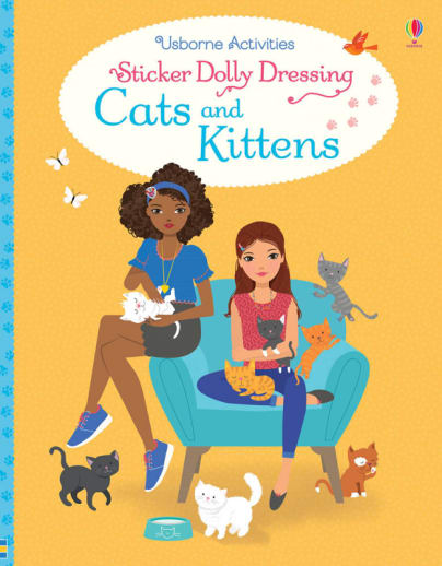 Sticker Dolly Dressing - Cats and Kittens (Usborne)