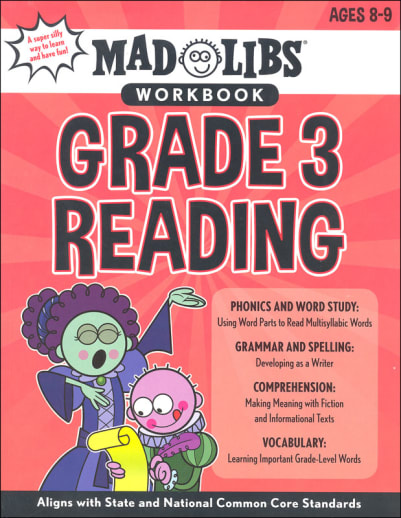 Mad Libs Workbook: Grade 3 Reading