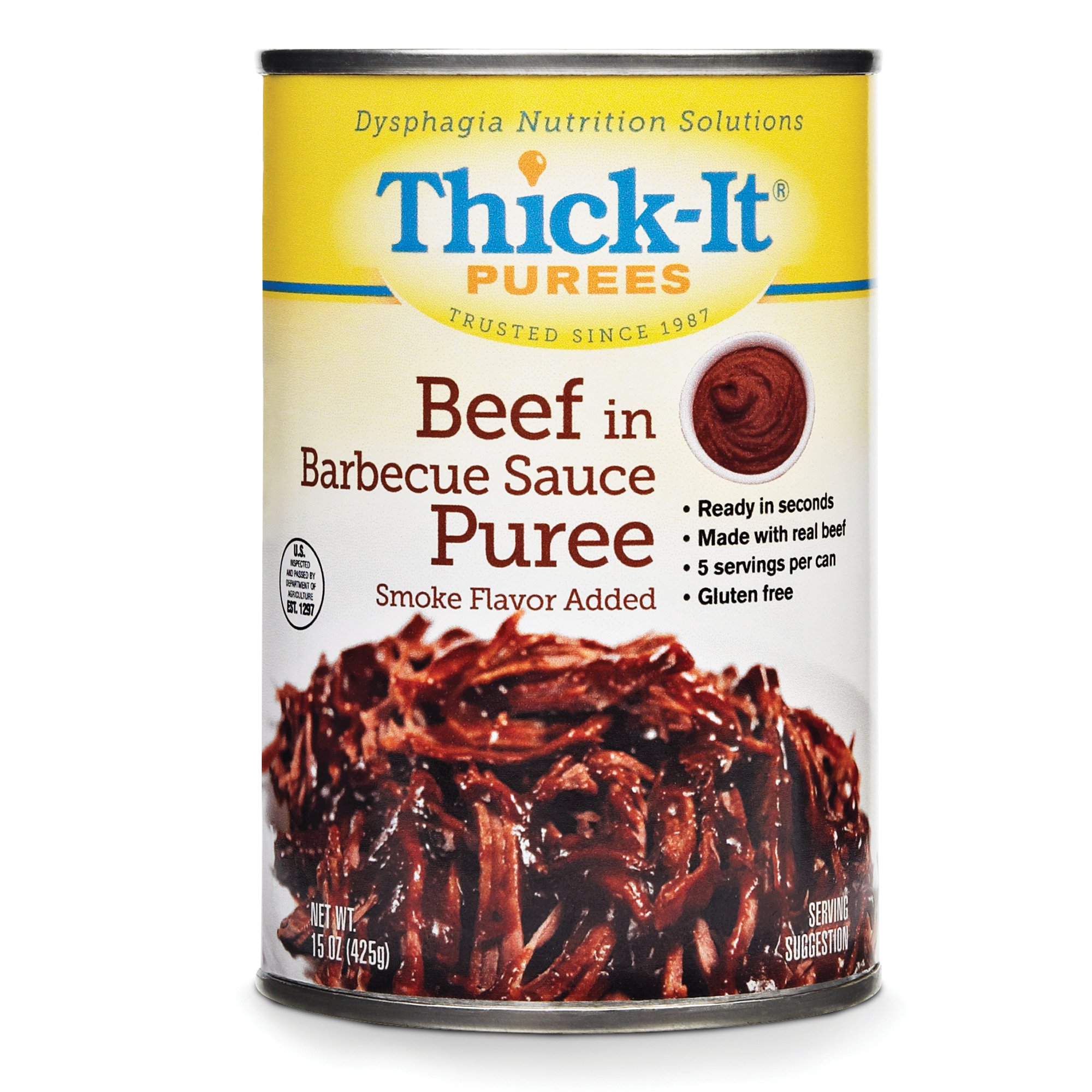 Thick-It Beef in BBQ Sauce Pure, 15-ounce Can MK 763373