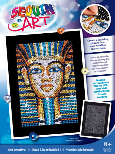 Sequin Art Blue - Tutankhamun