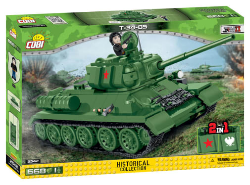 COBI T-34-85 Soviet Medium Tank - 668 pieces (World War II Historical Collection)