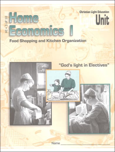 Home Economics 1 LightUnit 3