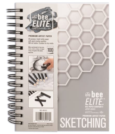 Bee Elite Sketching Paper - Spiral (5.5x8.5)
