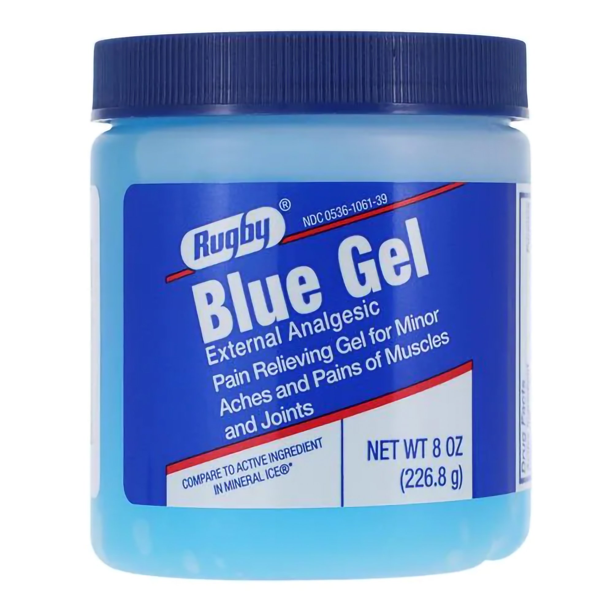Rugby Menthol Topical Pain Relief, 8-ounce Jar MK 1117651