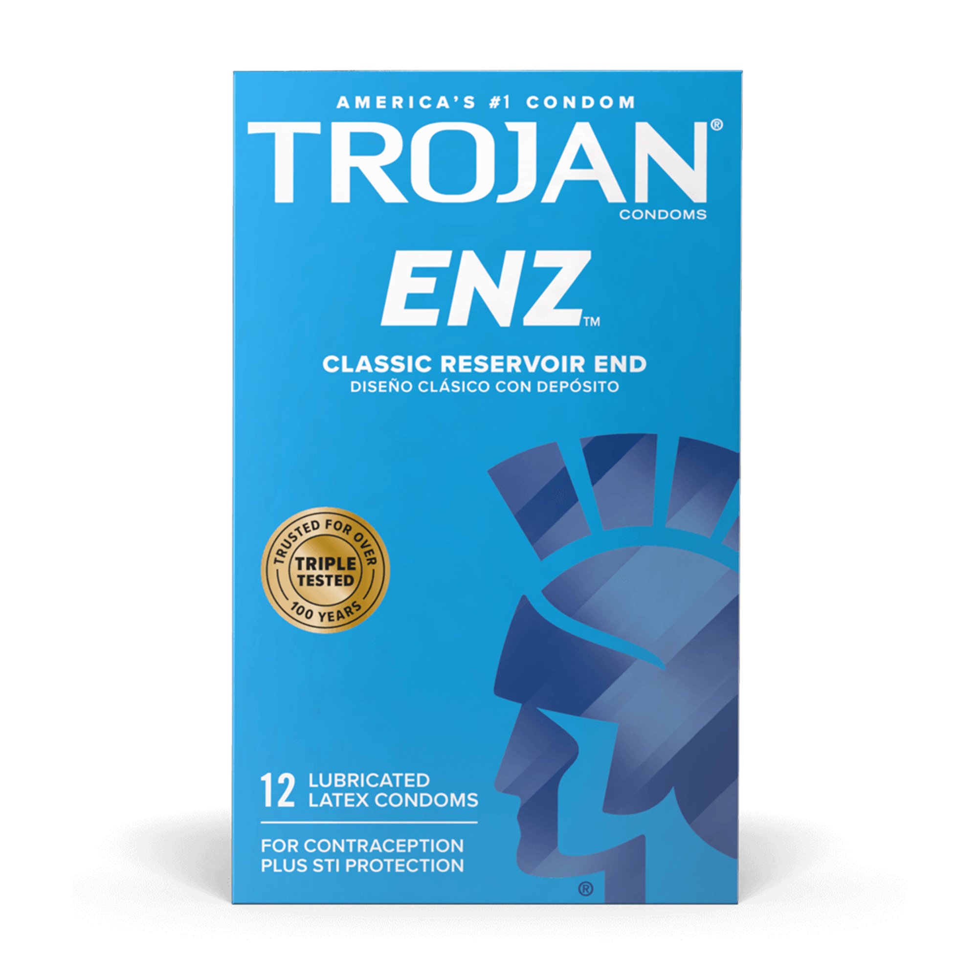 Trojan-Enz Lubricated Latex Condom MK 892765