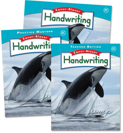 Zaner-Bloser Handwriting Grade 2C Home School Bundle - Student Edition/Teacher Edition/Practice Masters (2012 edition)