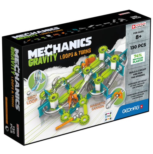 Geomag Mechanics Gravity Loops & Turns (130 pieces)
