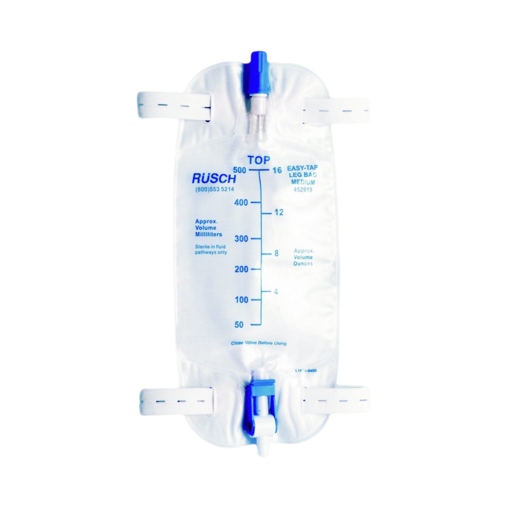 Easy Tap Urinary Leg Bag with Tubing, 500mL MK 549964
