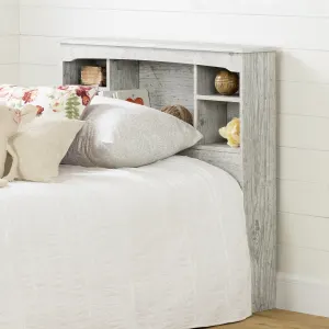 Bookcase Headboard with Storage