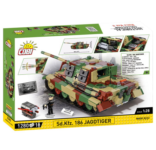 COBI Sd.Kfz.186 Jagdtiger German Tank Destroyer - 1280 pieces